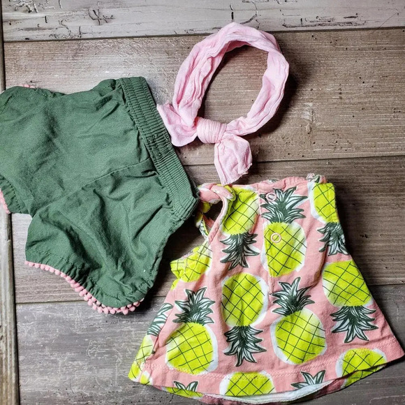 Just One You by Carter's Pineapple Newborn Baby Bundle NB - Picture 13 of 13